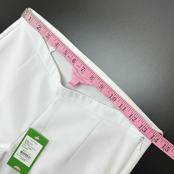 Lilly Pulitzer White Alessia Stretch Dinner Pant 4 Resort  Office Classi… - Picture 9 of 13
